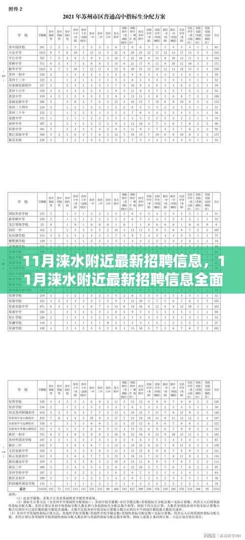 11月涞水附近最新招聘信息全面更新与评测