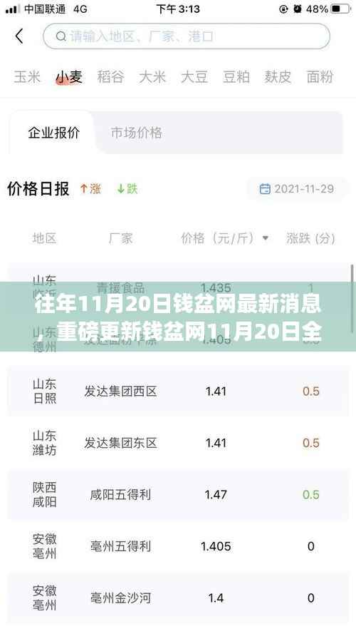 钱盆网全新升级重磅来袭,科技重塑金融,智能生活体验前所未有,11月20日最新消息揭秘