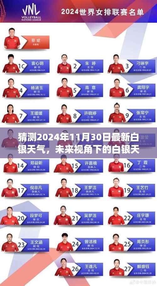 探寻未来视角,揭秘白银天气预报,揭秘未来视角下的白银天气走向与影响,预测白银天气趋势至2024年11月30日。
