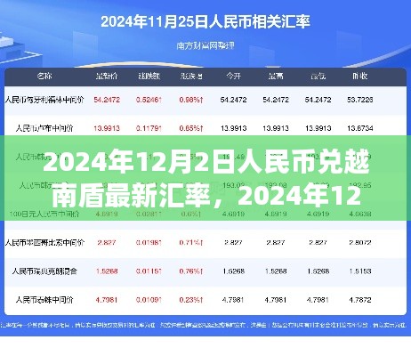 2024年12月2日人民币兑越南盾汇率详解,查询步骤与理解指南