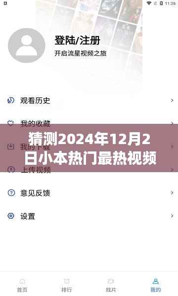 温馨时光,预见未来的欢乐时光——小本热门最热视频猜测(2024年12月2日)