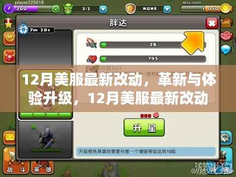 12月美服最新改动深度解析,革新体验与升级评测