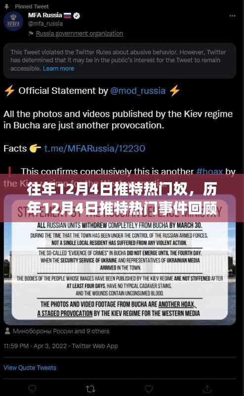 历年12月4日推特热门事件回顾,奴现象的背景、影响与地位探讨