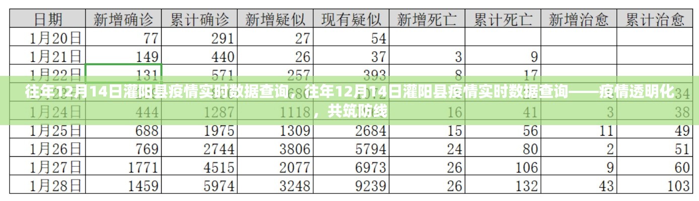 往年12月14日灌阳县疫情实时数据查询,共同防控,共筑防线透明化防线