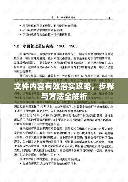 文件内容有效落实攻略,步骤与方法全解析