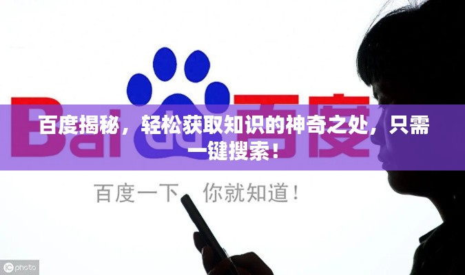百度揭秘,轻松获取知识的神奇之处,只需一键搜索!