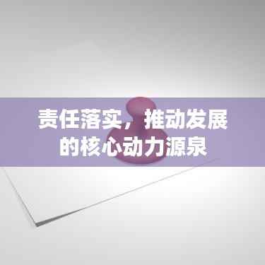 责任落实,推动发展的核心动力源泉