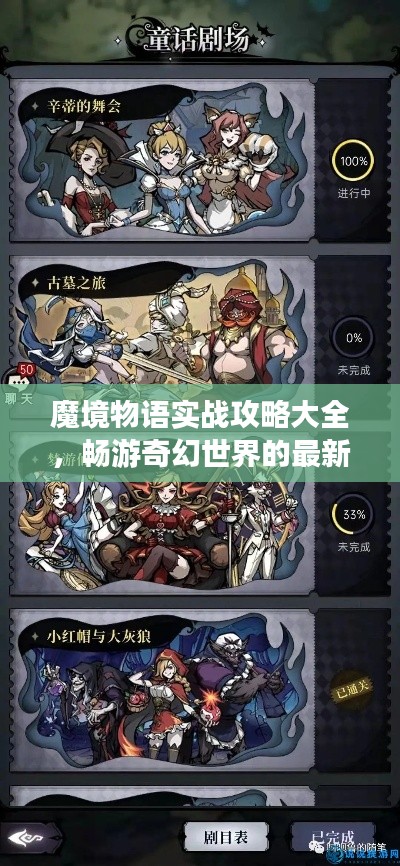 魔境物语实战攻略大全,畅游奇幻世界的最新指南