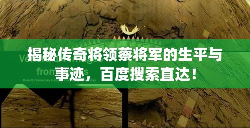 揭秘传奇将领蔡将军的生平与事迹,百度搜索直达!